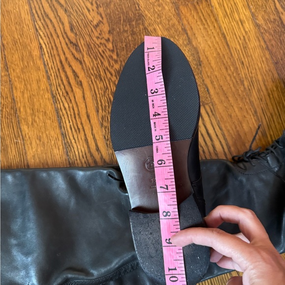Not for sale !!!Chanel black leather cc logo over the knee riding boots - Picture 7 of 16
